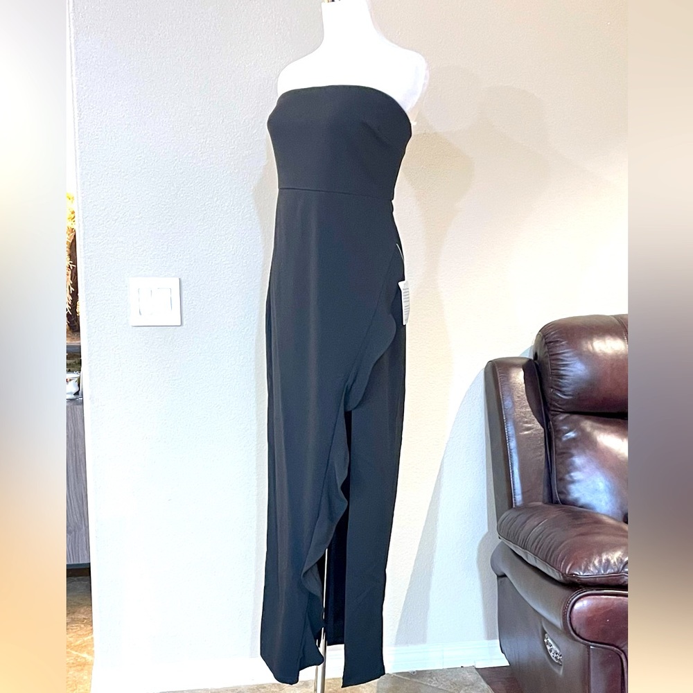 Tube black dress